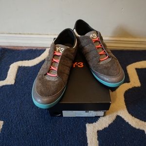 Y-3 Adidas Honja Low Trainer Suede Shoes Sneakers